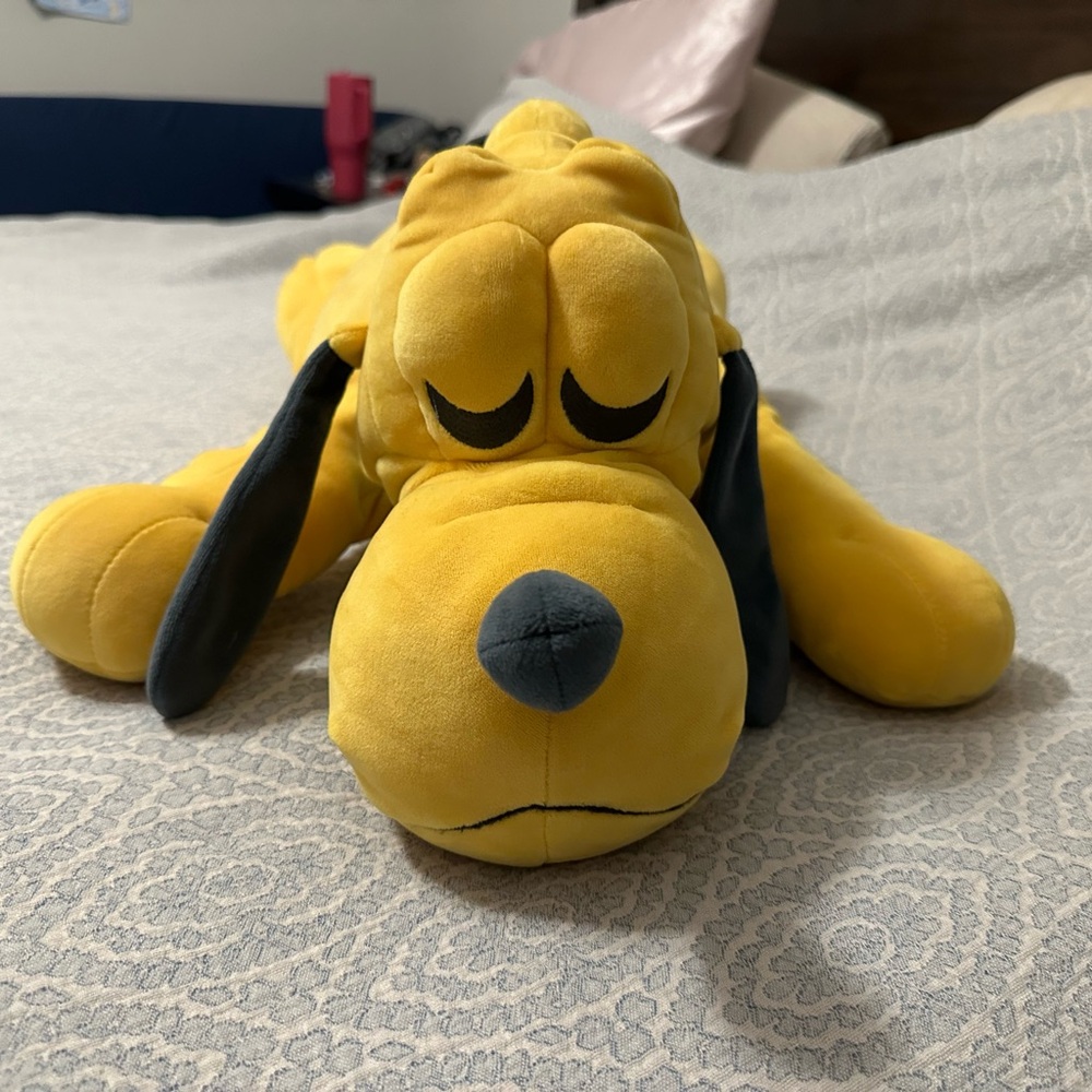 Disney Plush Yellow and Black Pluto Toy - Picture 9 of 14